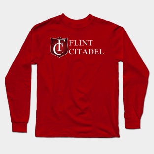 Flint Citadel Apparel (White Lettering) Long Sleeve T-Shirt